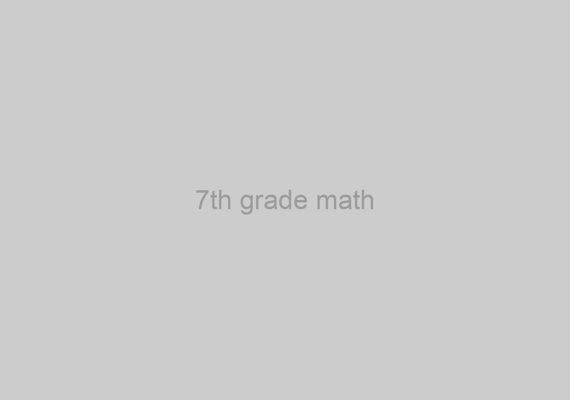 7th grade math